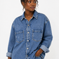 H&M Unisex denim shirt/loose jacket