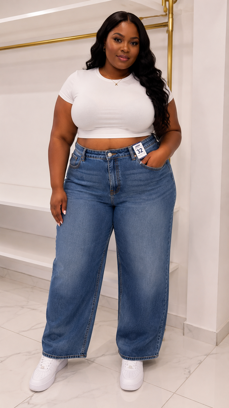 Zara ankle length high-rise jeans