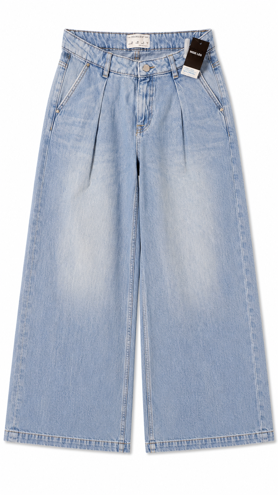 Primark blue wide leg jeans
