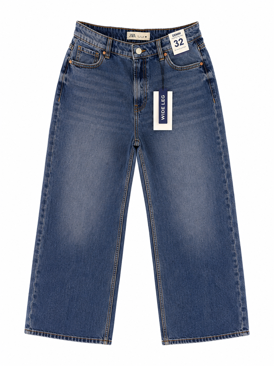 Zara ankle length high-rise jeans