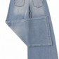 Primark blue wide leg jeans