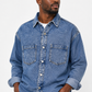 H&M Unisex denim shirt/loose jacket