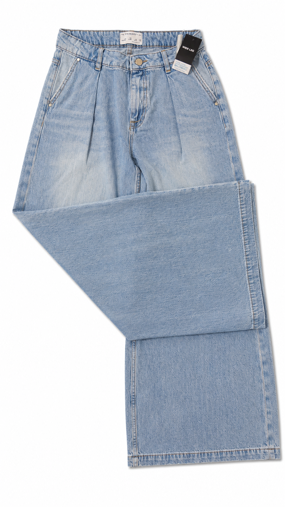 Primark blue wide leg jeans