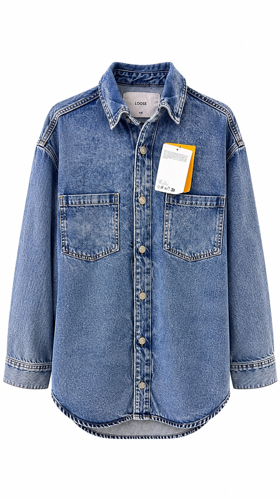 H&M Unisex denim shirt/loose jacket