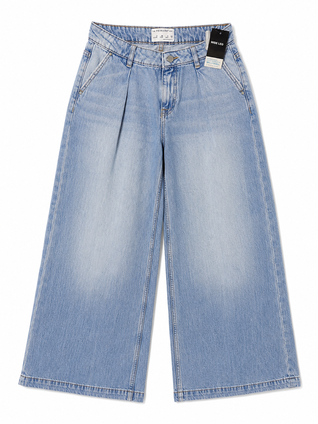 Primark blue wide leg jeans