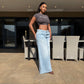 Primark blue wide leg jeans