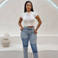 Gap high-rise blue skinny jeans