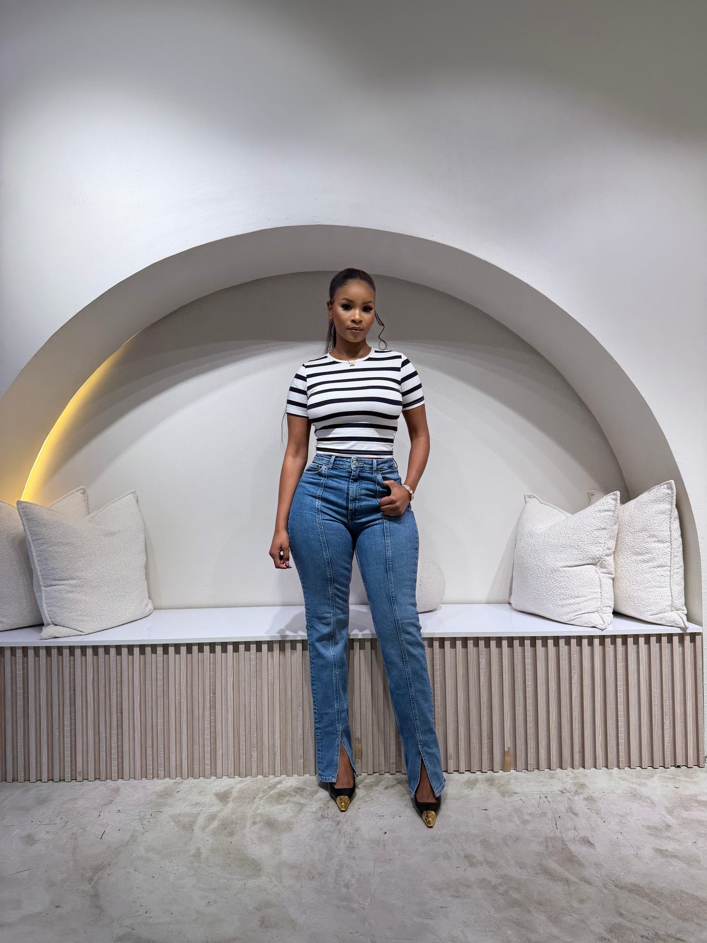 Zara Skinny high-rise jeans