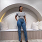 Zara Skinny high-rise jeans