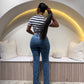 Zara Skinny high-rise jeans