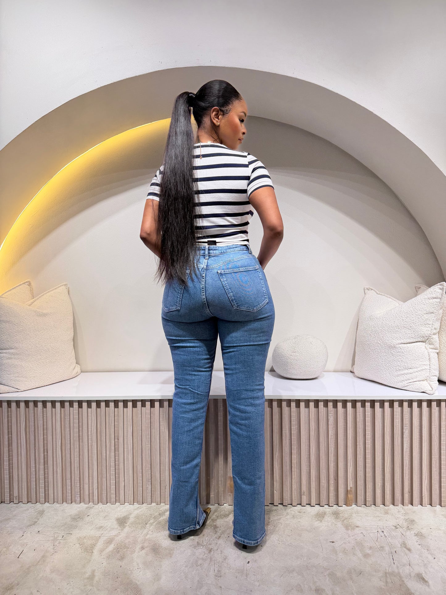 Zara Skinny high-rise jeans