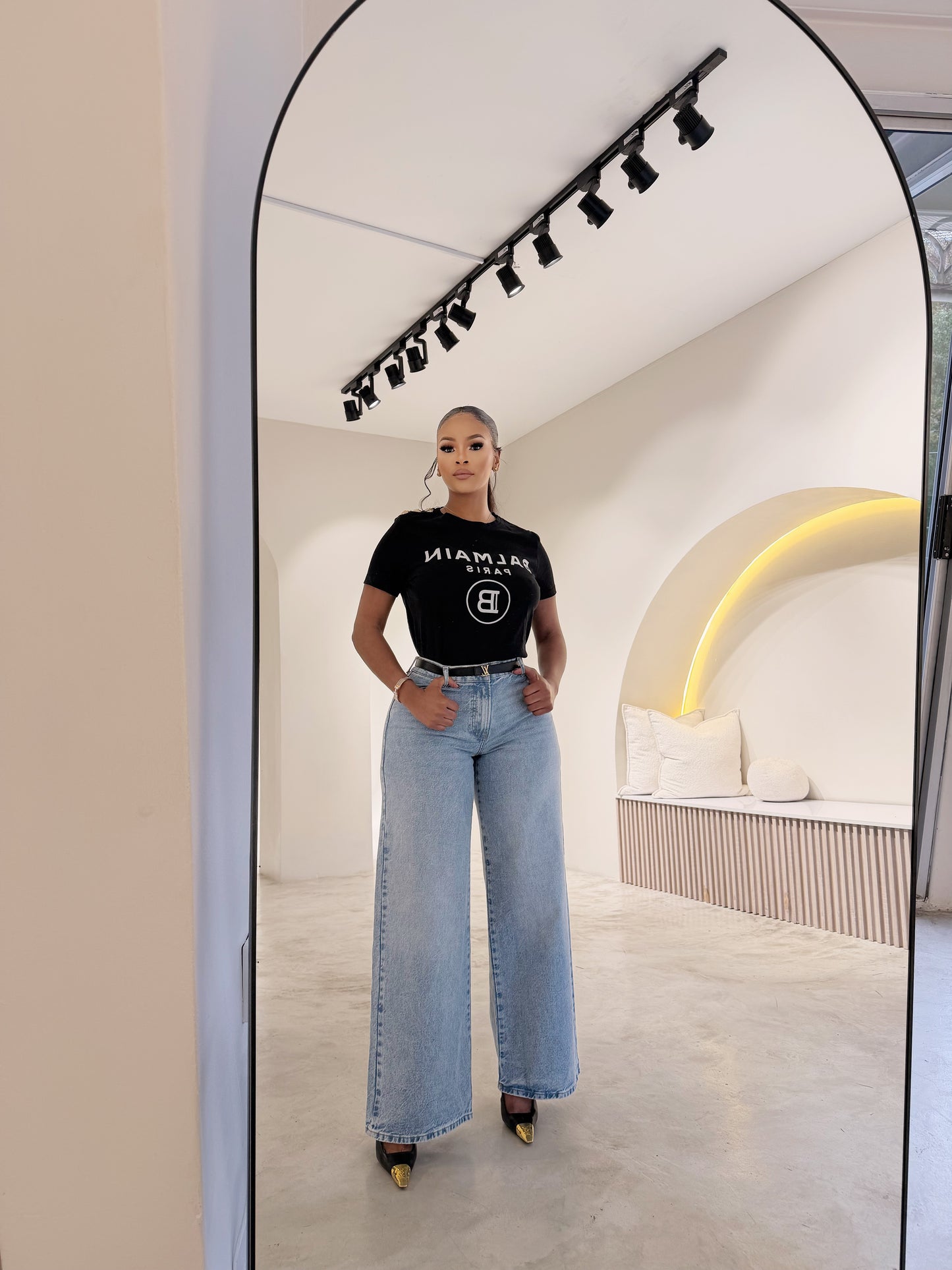 Primark Wideleg high rise jean