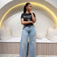 Primark Wideleg high rise jean