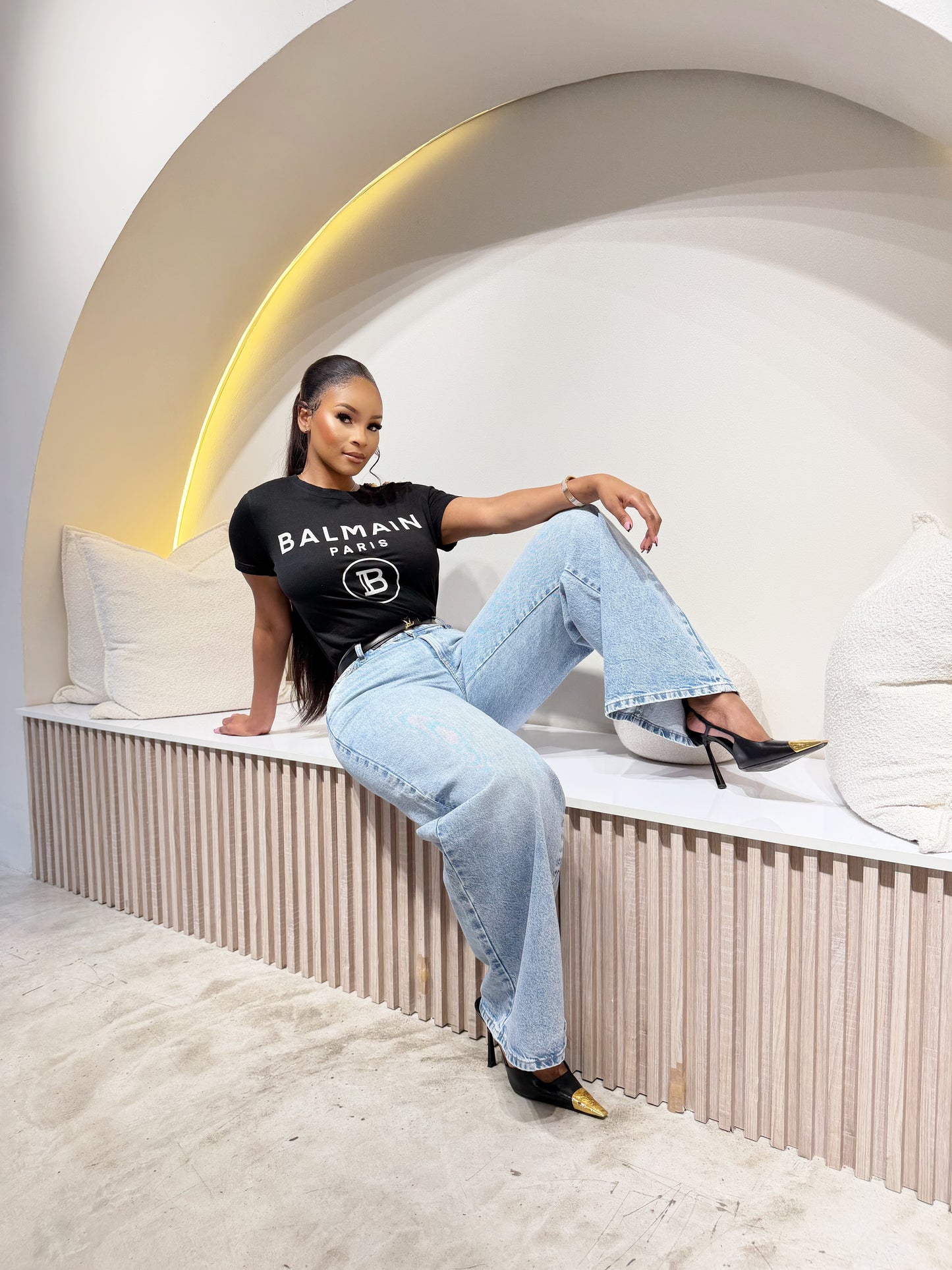 Primark Wideleg high rise jean
